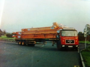 Marshall Lorry With the Cranes Now Used In The Factory